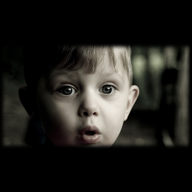 Surprise | nature, emotion, child, desaturation