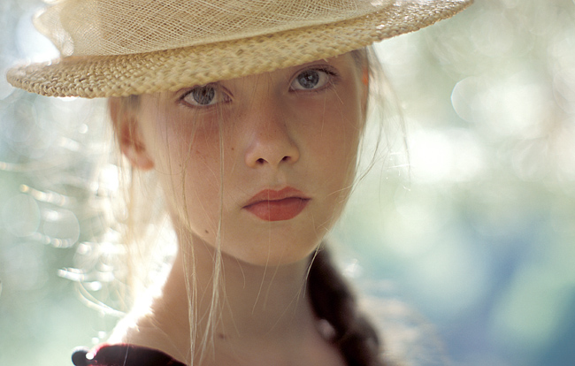 Straw hat | woman, nature, hat, braids