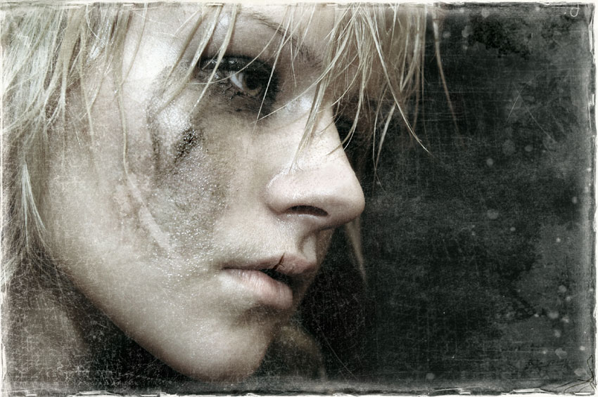 Shards of me... | woman, blonde