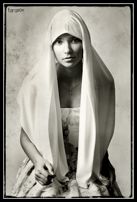 Pin | woman, black and white, scarf