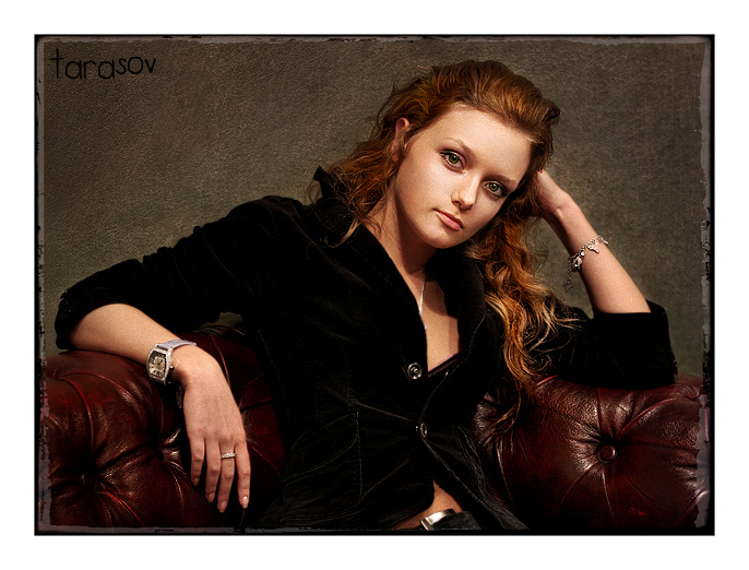 Armchair | woman, hand, redhead