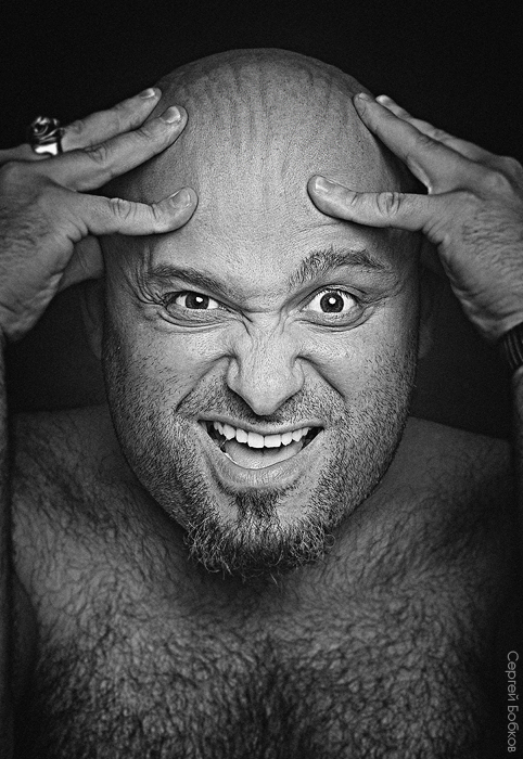 Sergey | black and white, emotion, male, low key