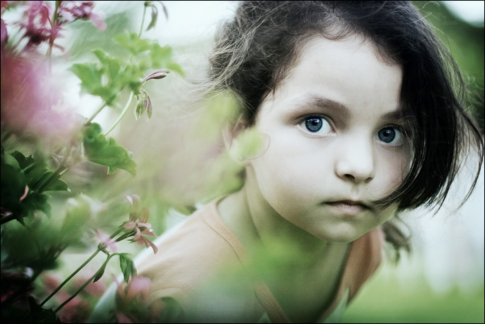 Fairy | brunette, nature, child