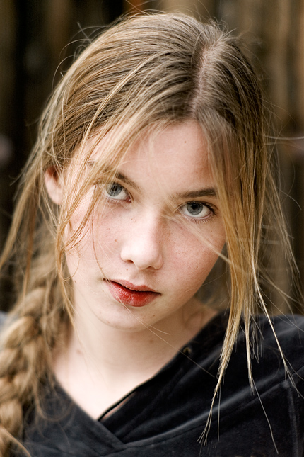 Berry | woman, blonde, freckles, braids