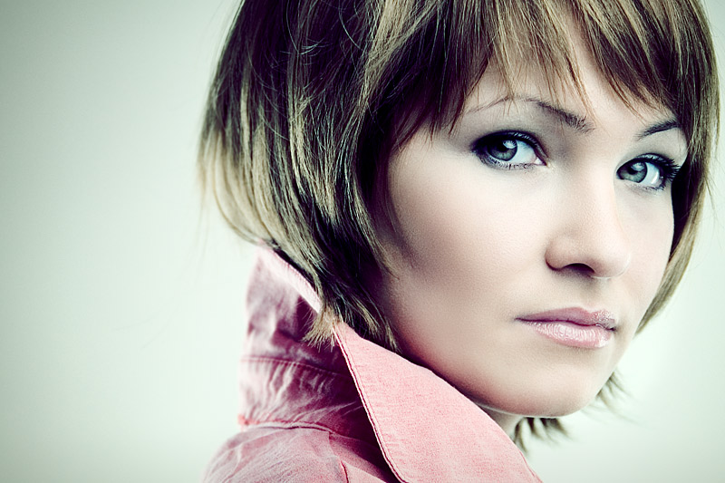 Shine | woman, high key