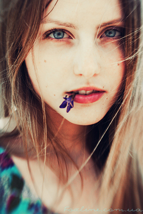 The mood | woman, hair, flower, saturation