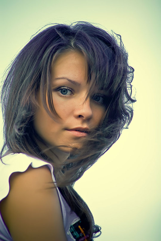 Summer breeze | woman, brunette, hair