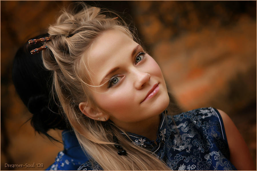 Chinese New Year | woman, blonde, hair