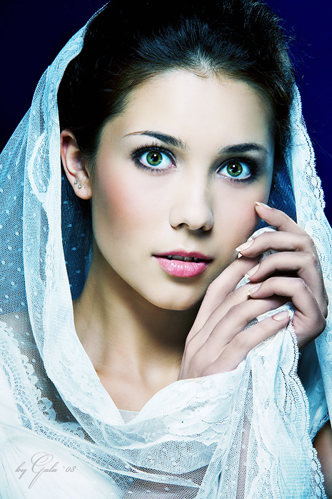 Bride | woman, hand, veil