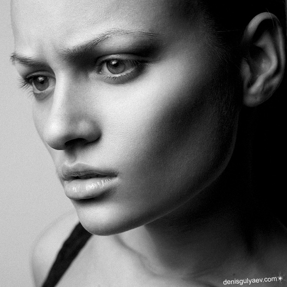 Sadness | woman, black and white