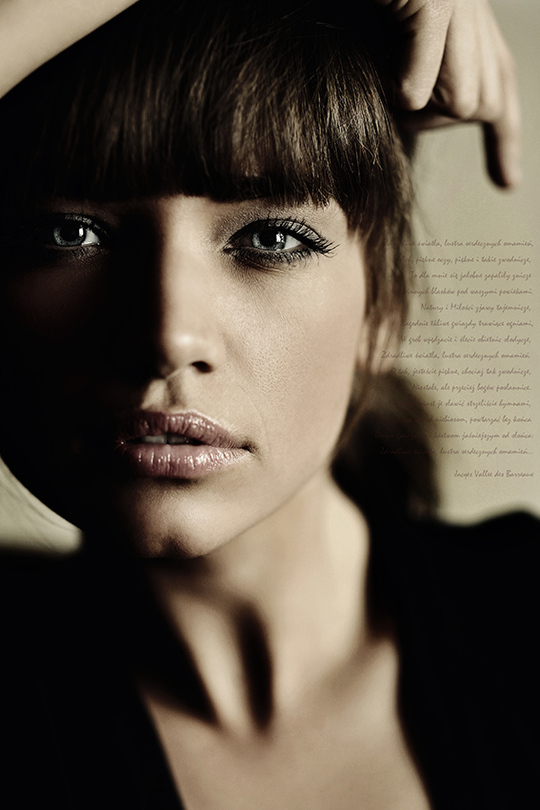From the darkness | woman, hand, brunette, desaturation