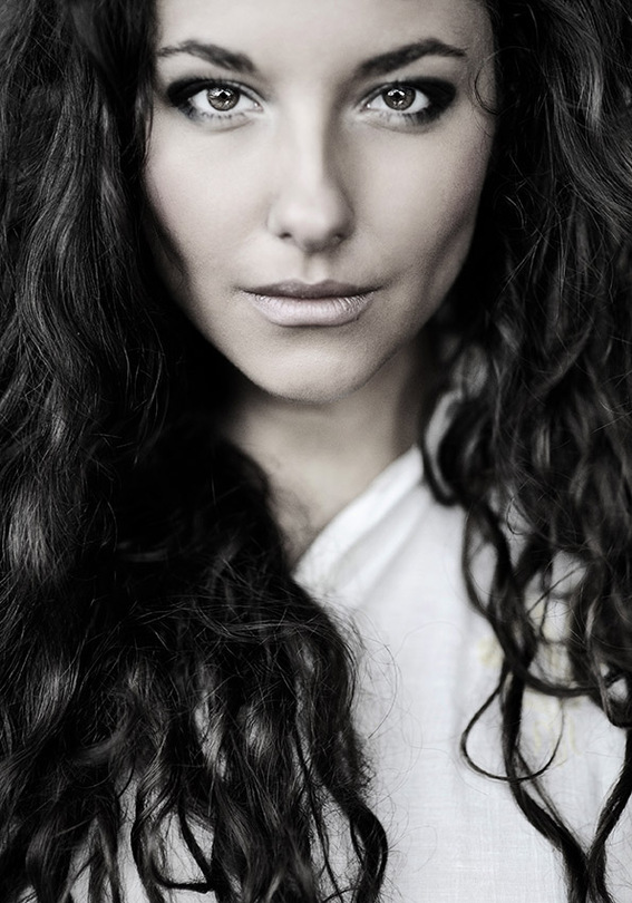 Natali  | long hair, desaturation, curls