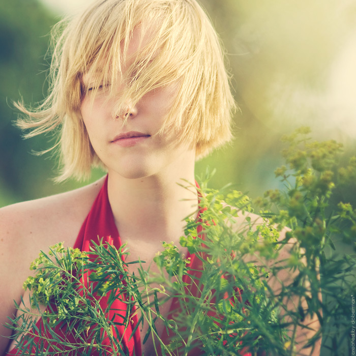 frijasswa  | closed eyes, light, blonde, nature