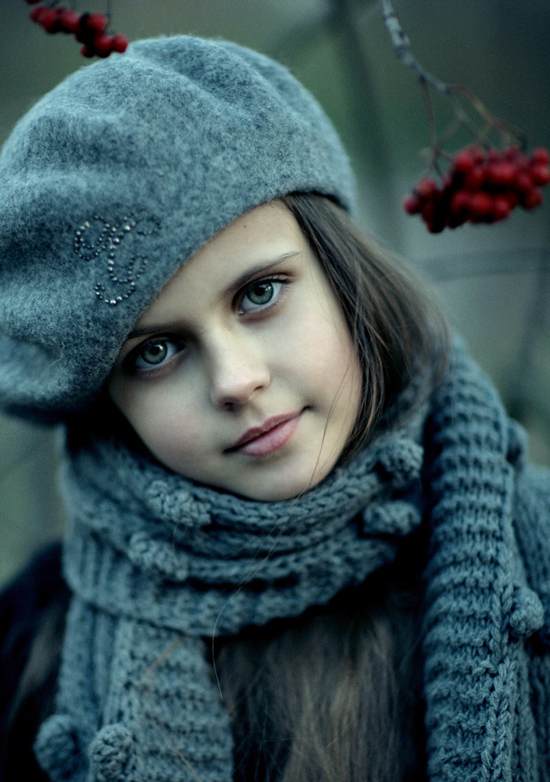 Autumn | child, hat, scarf