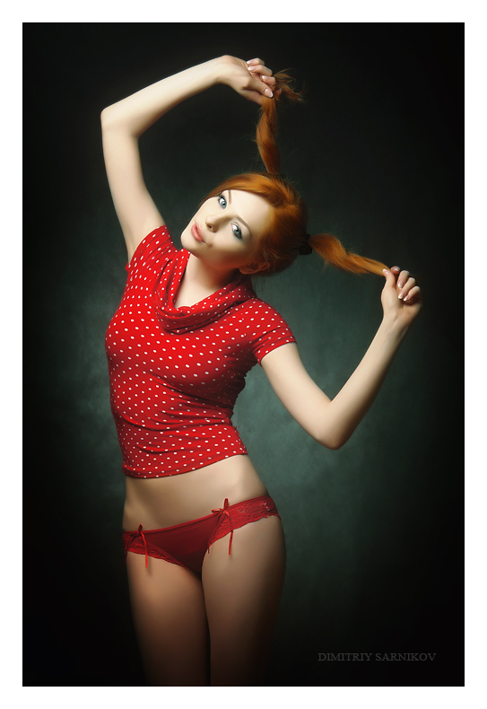 Pippi | lingerie, redhead, emotion, motion