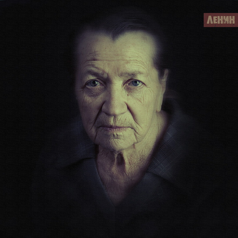 Grandmother | close-up, low key, rendering