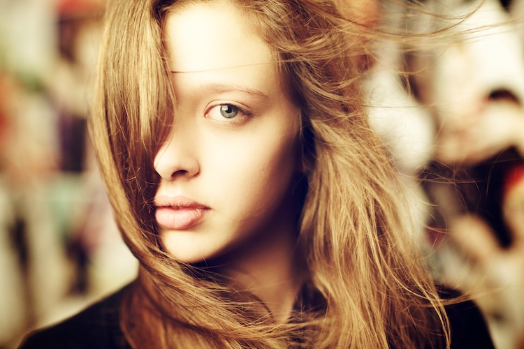 I can fly | blur, hair, long hair, woman, close-up, redhead