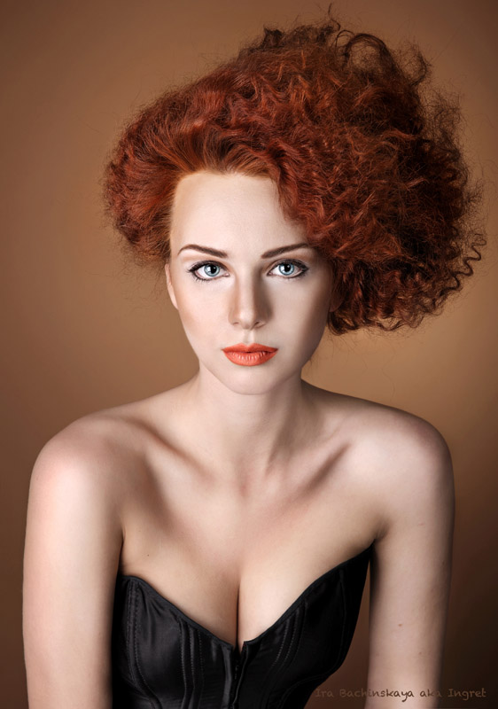 Fairy-tale princess | curls, redhead, hairstyle