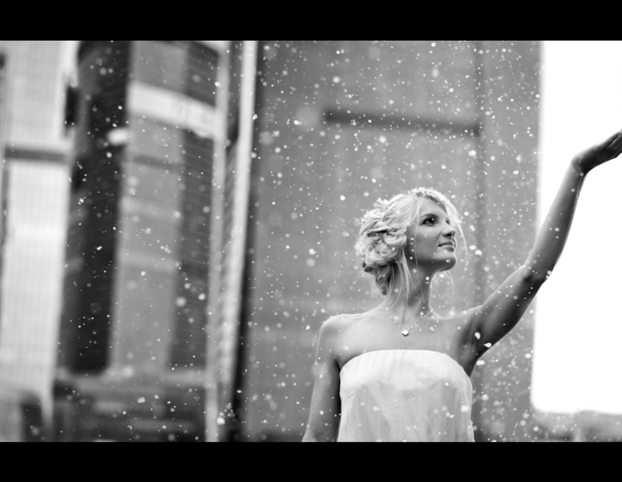 Under the snow | girl, blond, snow, USA