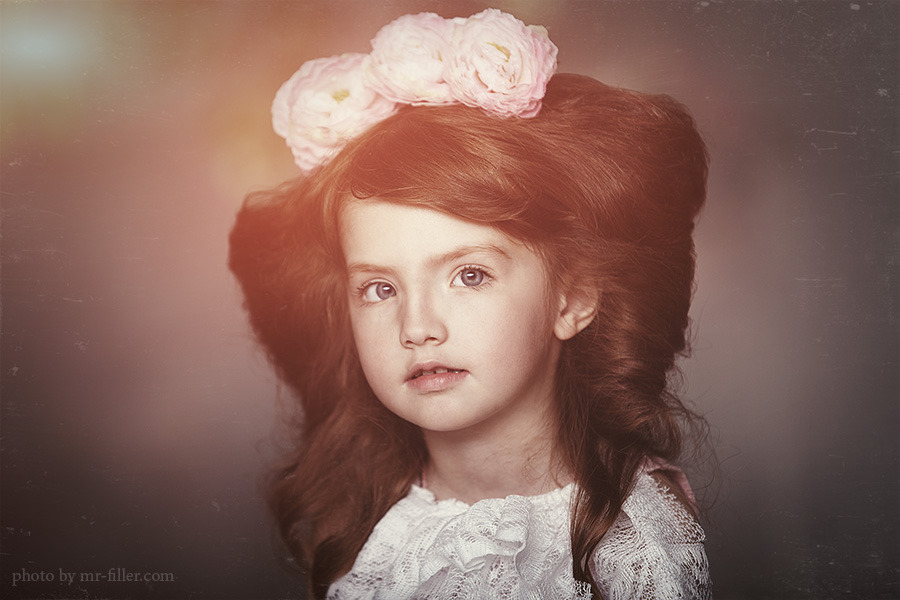 Kid with bouffant | bouffant, kid, old photo