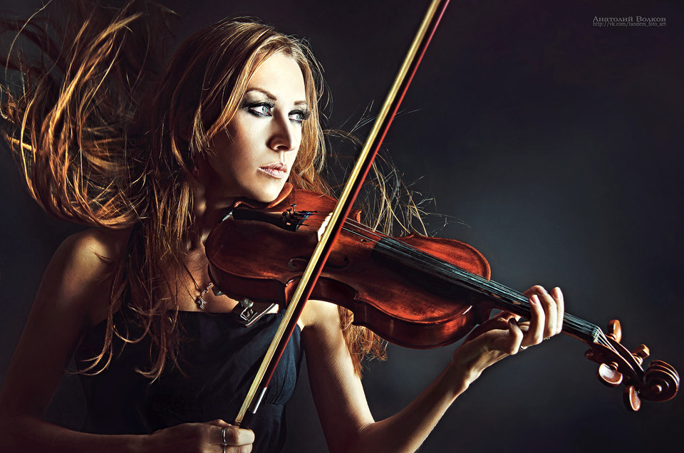 Violinist | violin, musician, redhead, girl