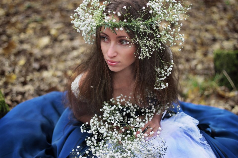 Forest nymph | forest, nymph, old-facioned dress