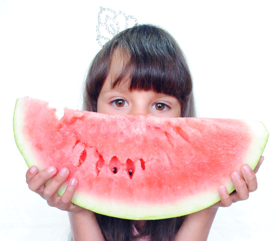 Water melon | water melon, child, girl, fruit